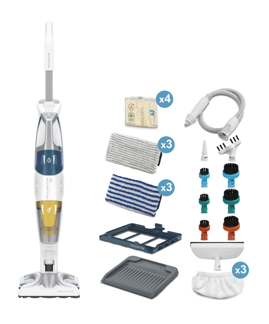 Парочистачка Rowenta RY8561WH VAC CLEANER CLEAN and STEAM MULTI
